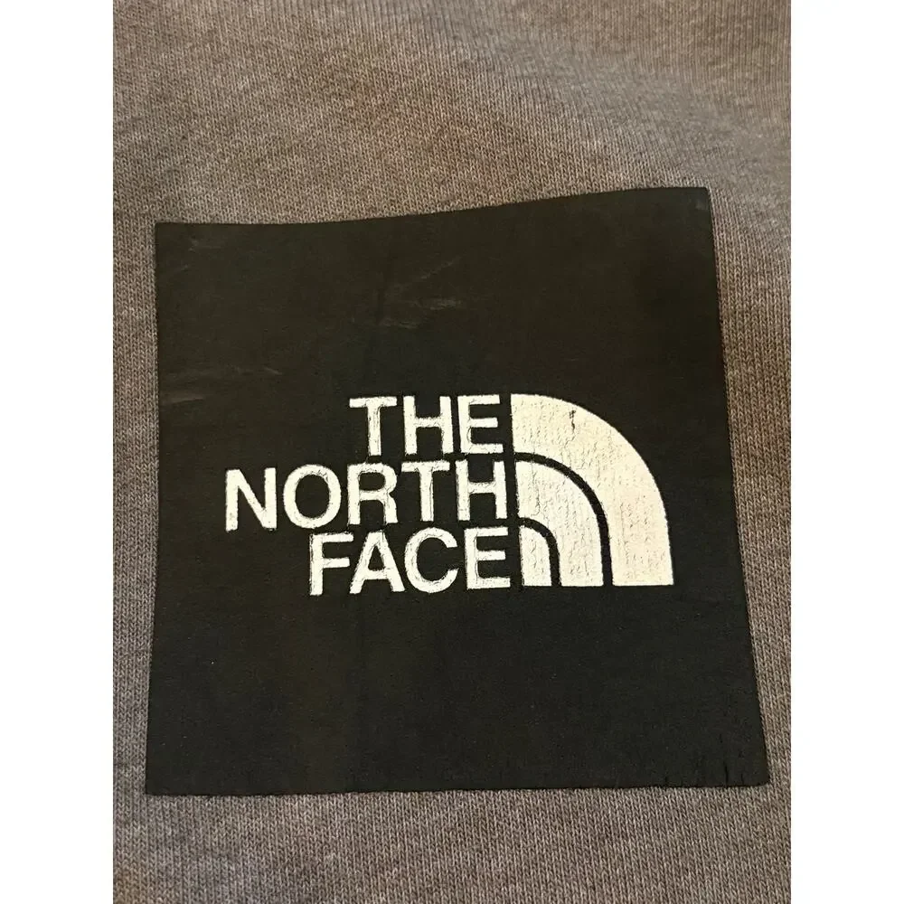 The North Face Sweatshirt Mens Size Medium Gray Hoodie Pullover Casual Outdoor